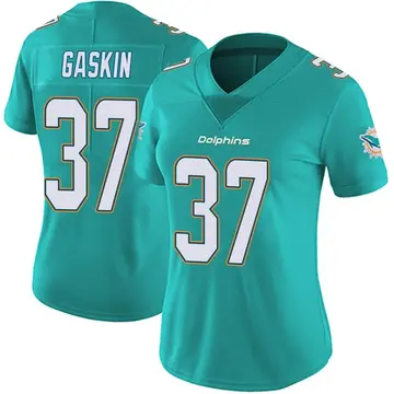 Aqua Women's Myles Gaskin Miami Dolphins Limited Team Color Vapor Untouchable Jersey