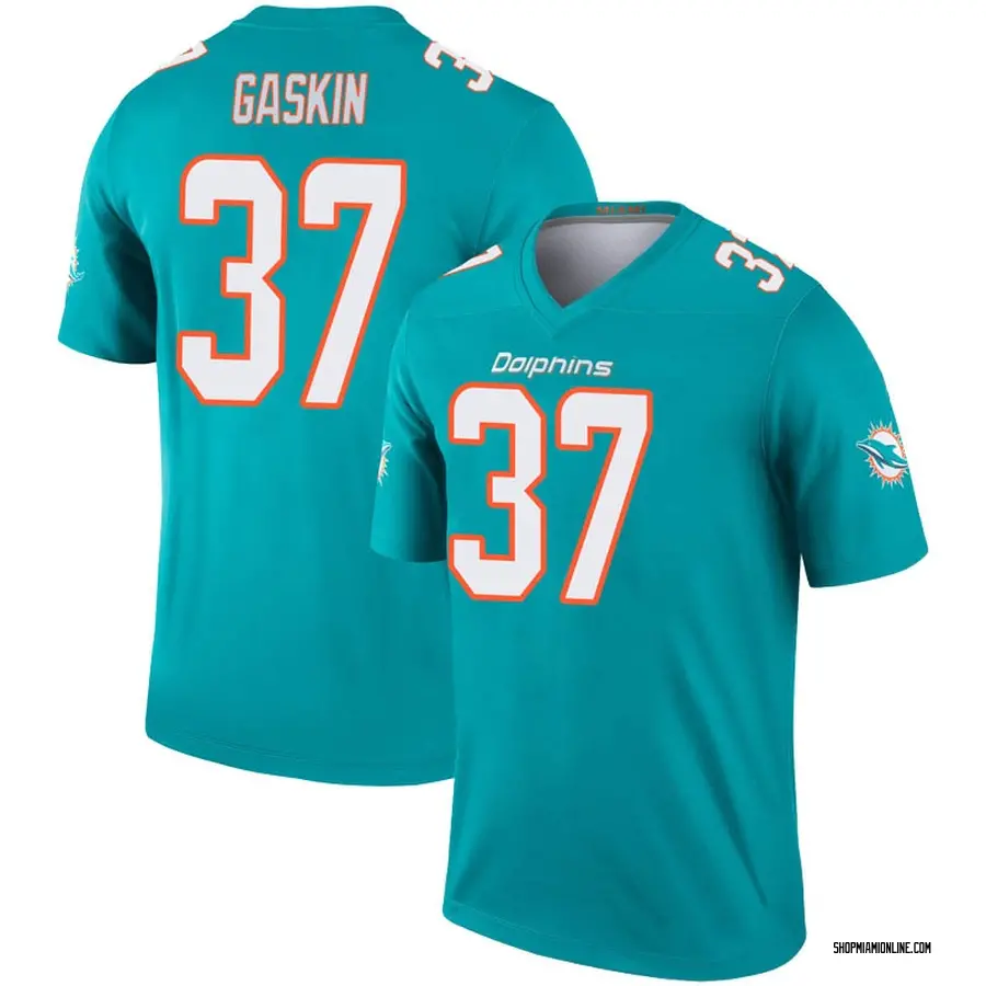 Aqua Youth Myles Gaskin Miami Dolphins Legend Inverted Jersey
