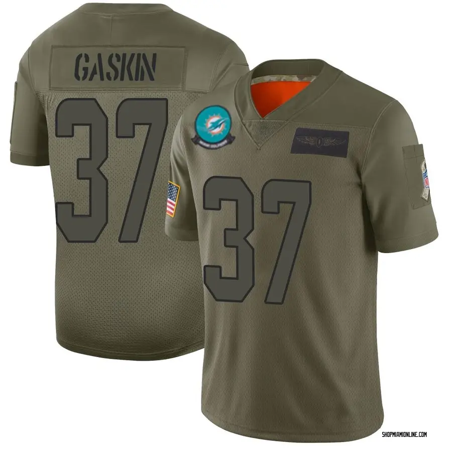 Camo Youth Myles Gaskin Miami Dolphins Limited 2019 Salute to Service Jersey