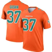 Orange Youth Myles Gaskin Miami Dolphins Legend Inverted Jersey