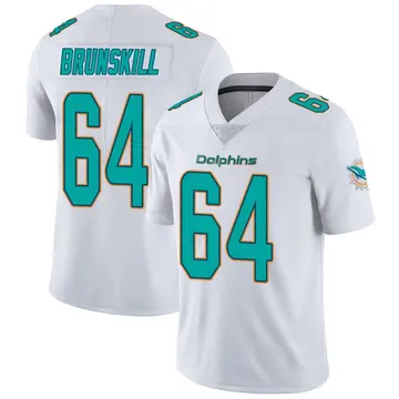 White Youth Daniel Brunskill Miami Dolphins limited Vapor Untouchable Jersey