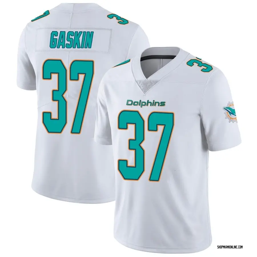 White Youth Myles Gaskin Miami Dolphins limited Vapor Untouchable Jersey